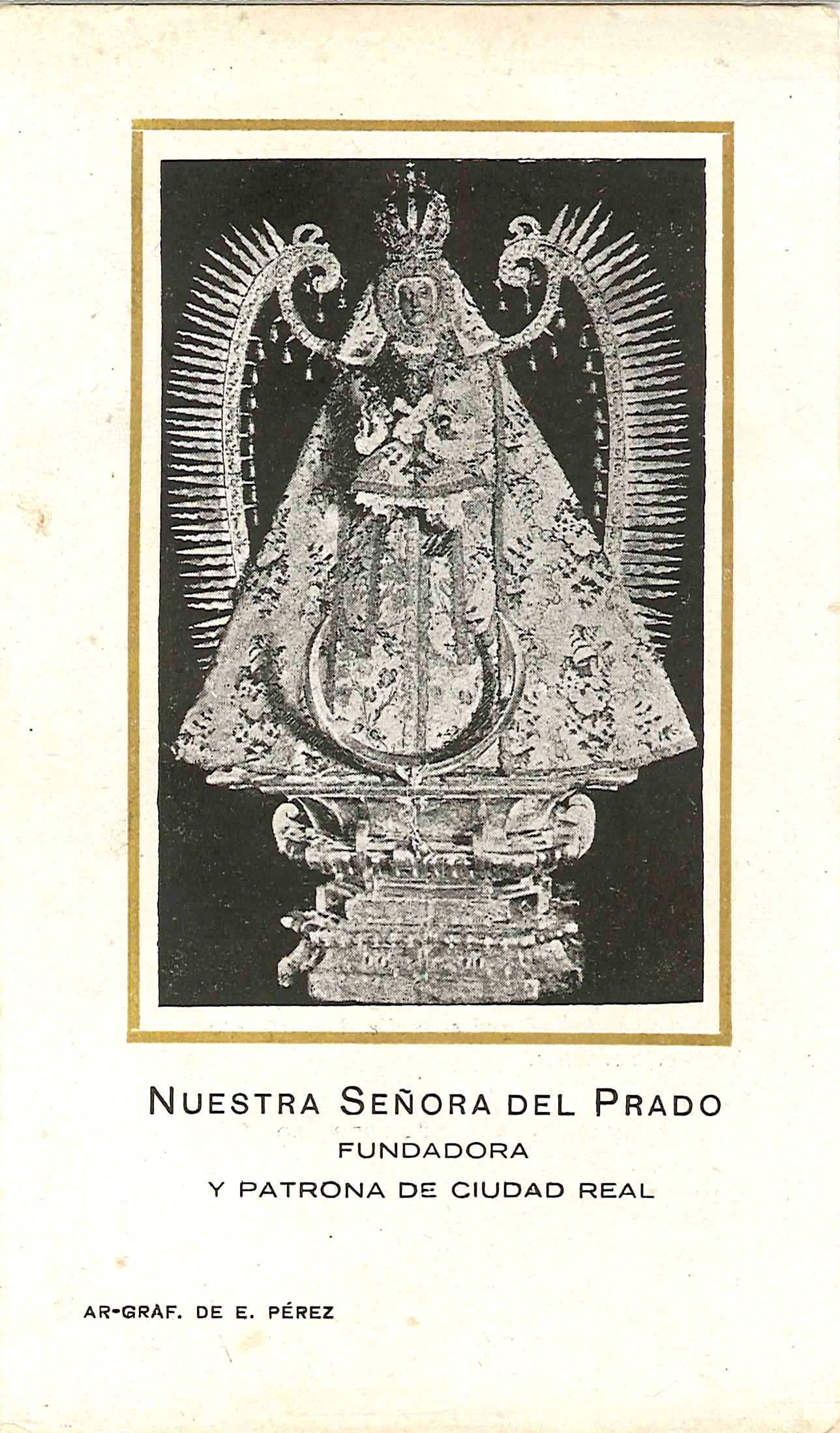 Iconografía primitiva de la Virgen del Prado