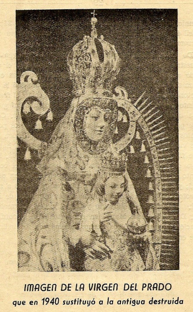 Transformación histórica de la imagen de la Virgen del Prado